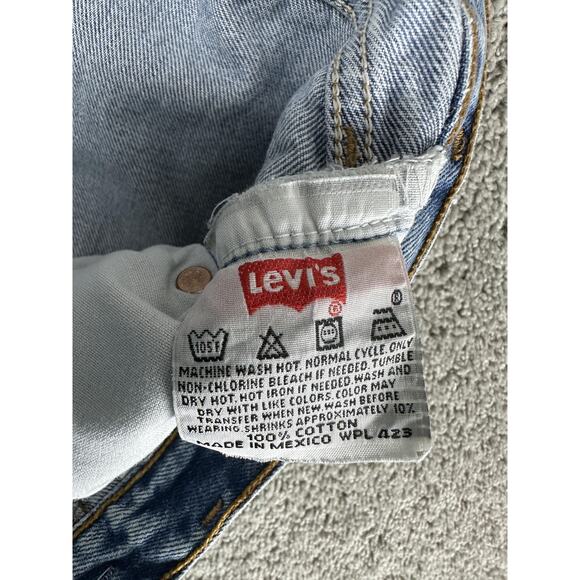 VTG Levis 501XX Jeans Mens 32x26 Straight Leg Button Fly Denim (34x34) 90s Y2K - Picture 11 of 16
